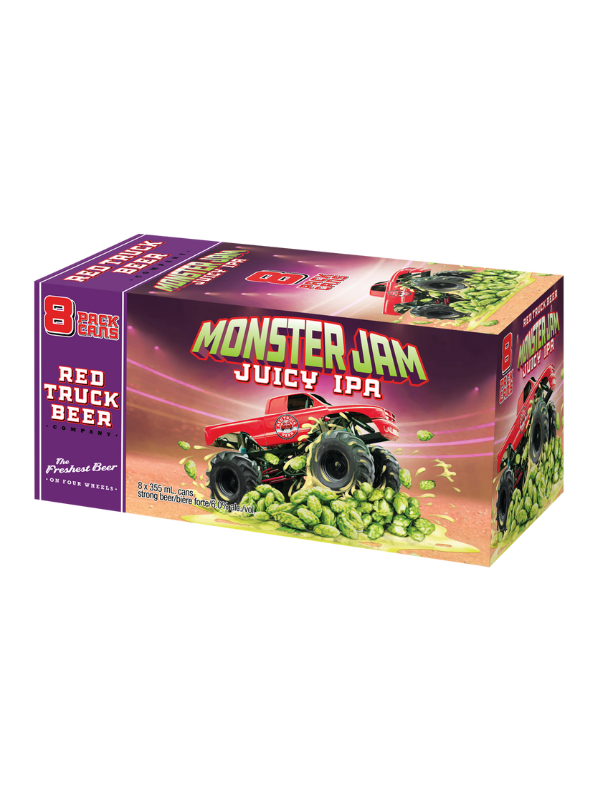 Red Truck Monster Jam Juicy Ipa 8pk
