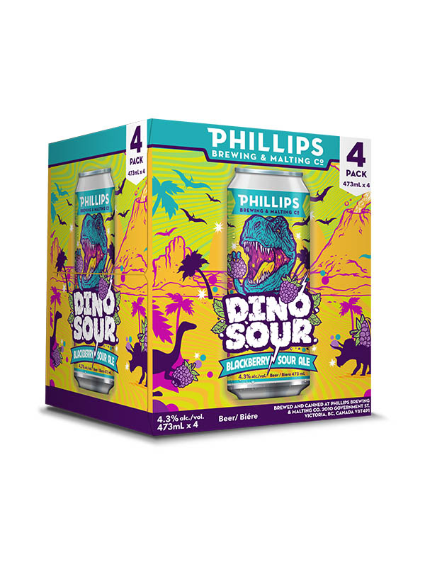 Phillips Dinosour Blackberry Sour 473ml