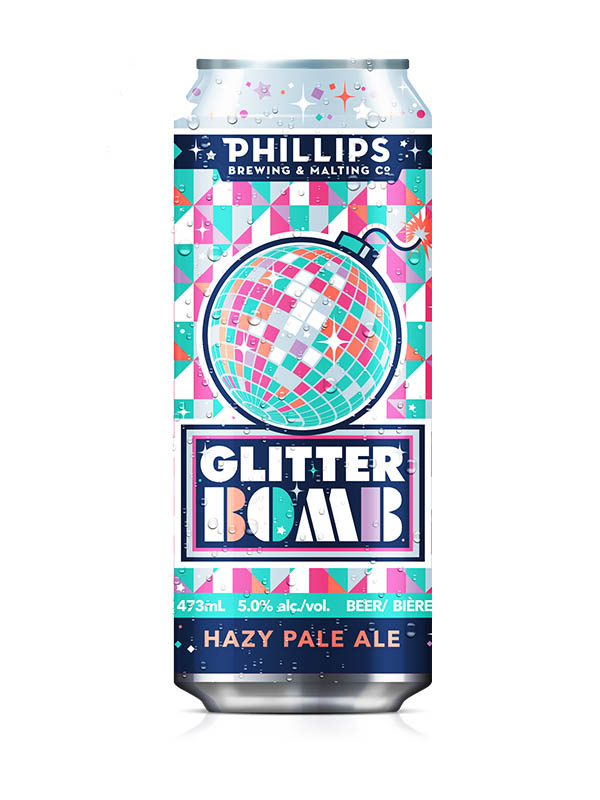 Phillips Glitterbomb Hazy Pale Ale 473ml